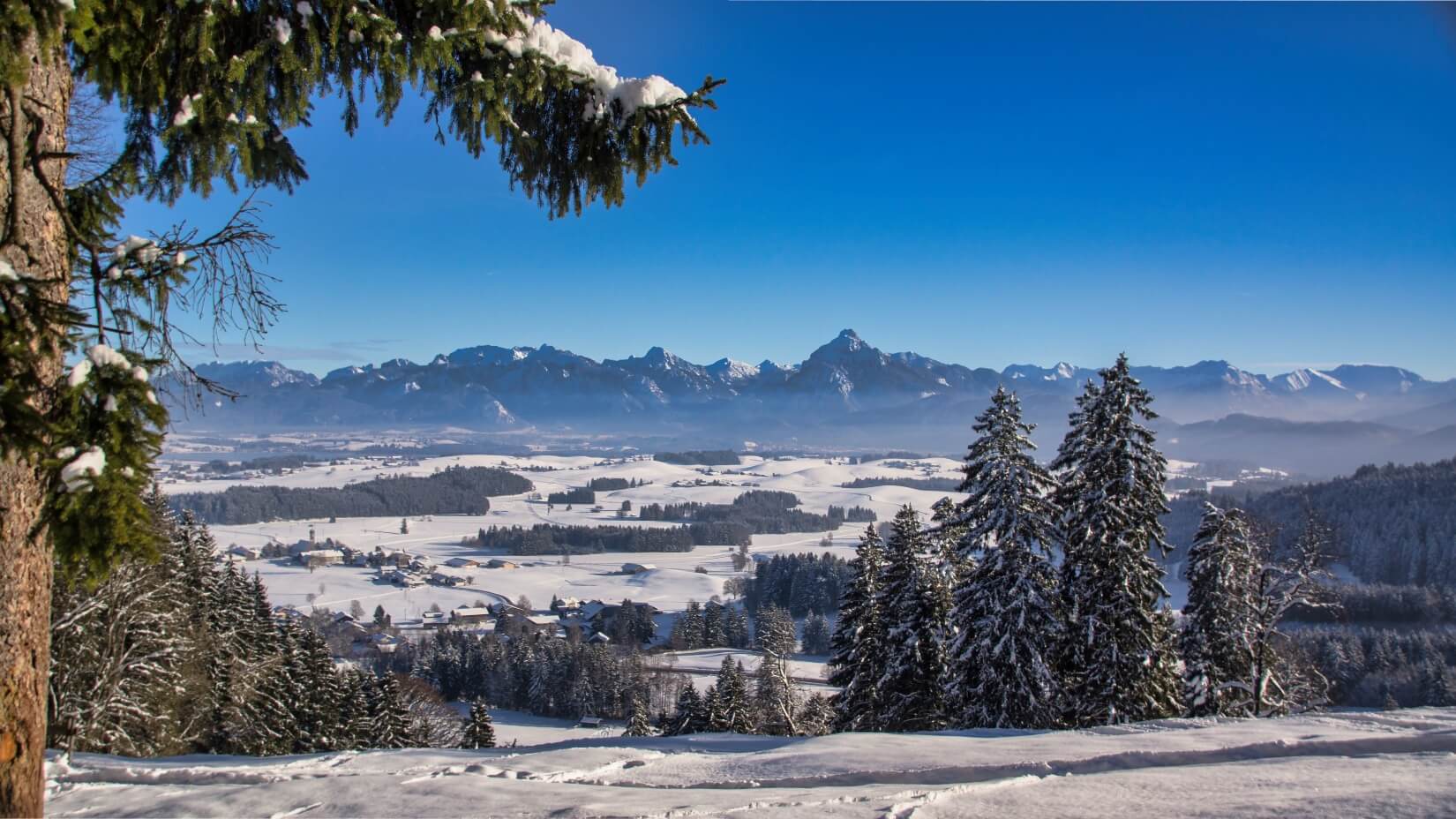 Schneeschuhwandern Allgäu – Von Burg zu Burg