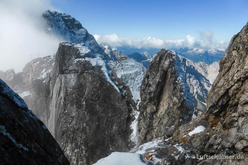 Watzmann Hocheck Tour: Klettersteig zur Mittelspitze