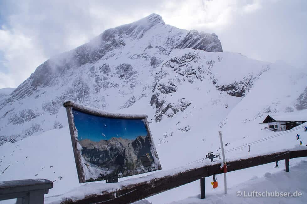 Schneeschuhwandern Garmisch: die Alpspitze