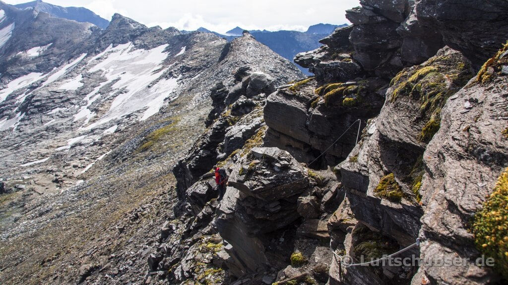 Klagenfurter Jubiläumsweg: Klettersteig nach dem Hinteren Modereck