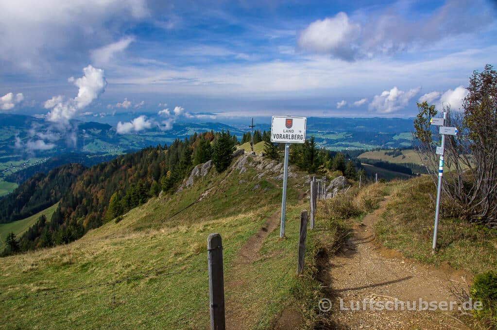 Nagelfluhkette: Grenzübergang Vorarlberg