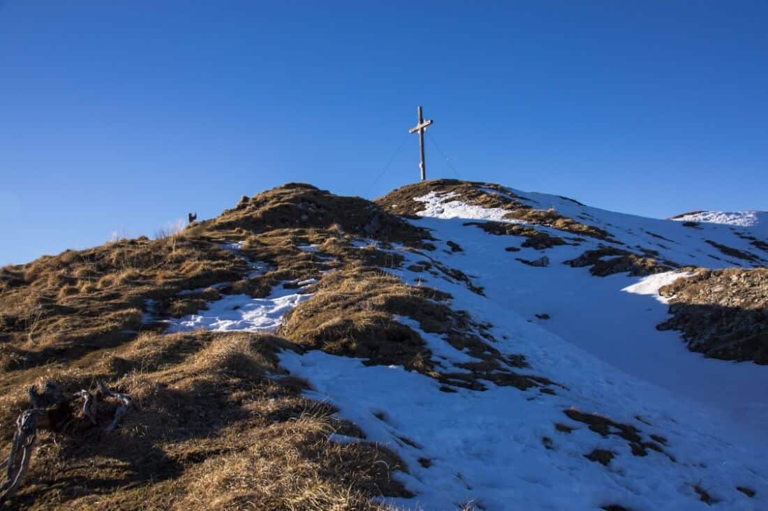 Gipfel Notkarspitze mit Gipfelkreuz