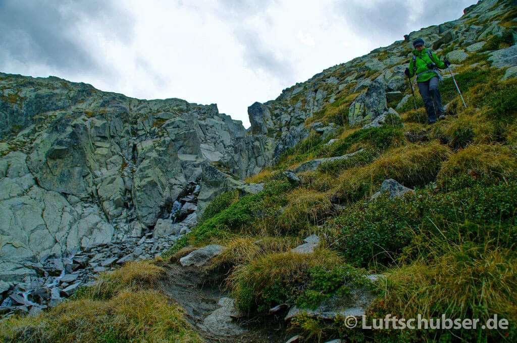 Pic de Campbieil: Abstieg vom Cap de Long