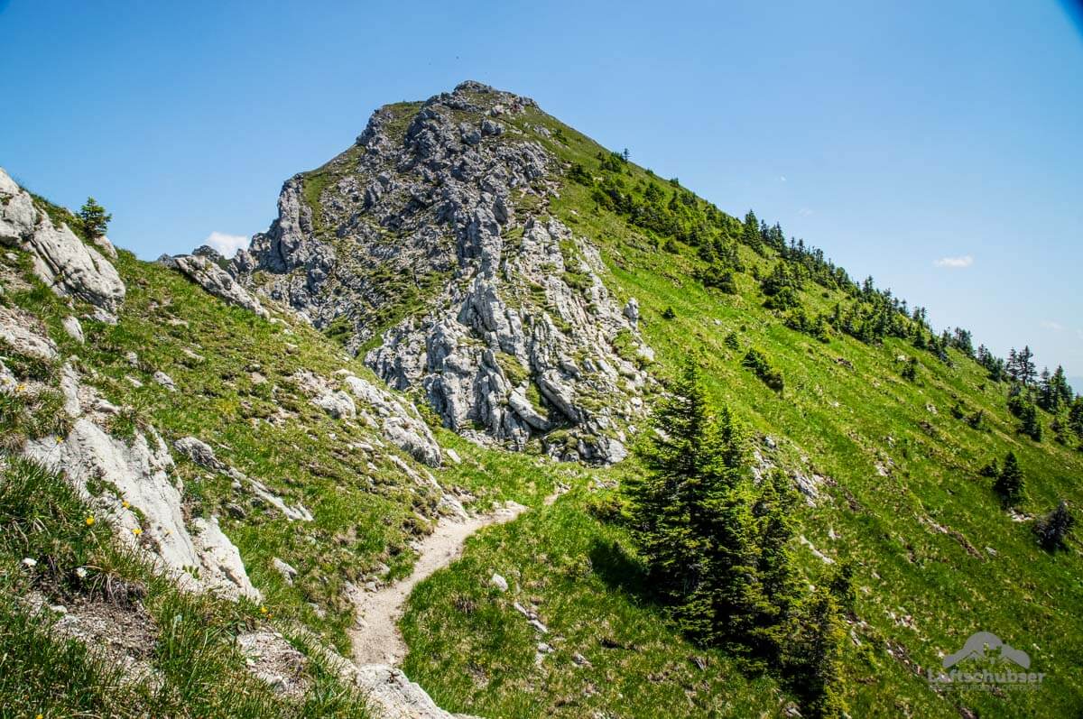 Bergtour Brunnenkopf & Klammspitze: Blick zurück zur Klammspitze