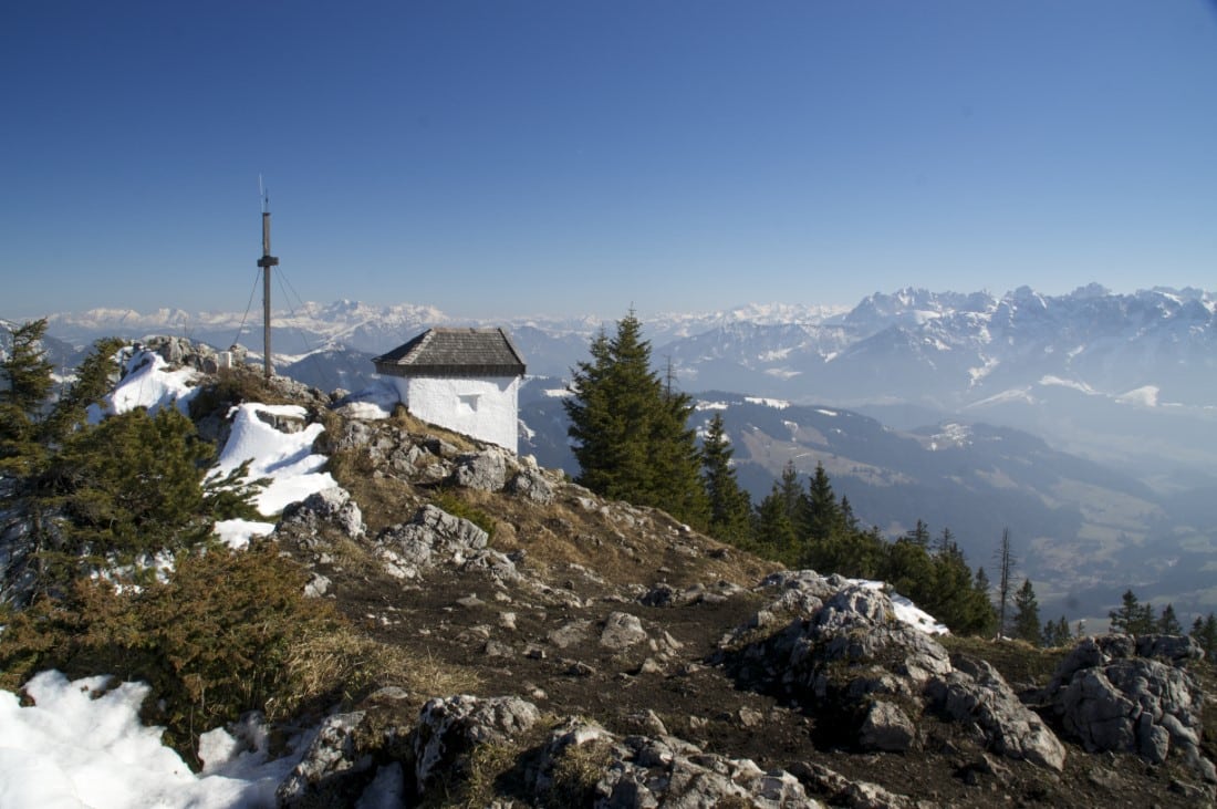 Spitzstein Wanderung: Gipfelpanorama
