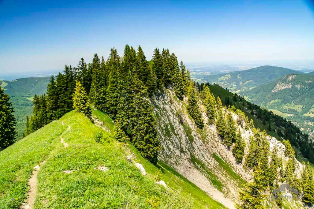 Brecherspitze: Abstieg über den Grat