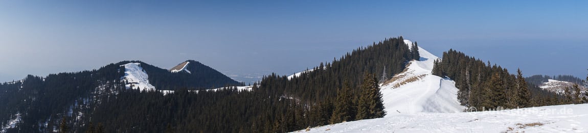 Hörnle Wanderung: Panorama Hörnle Gipfel