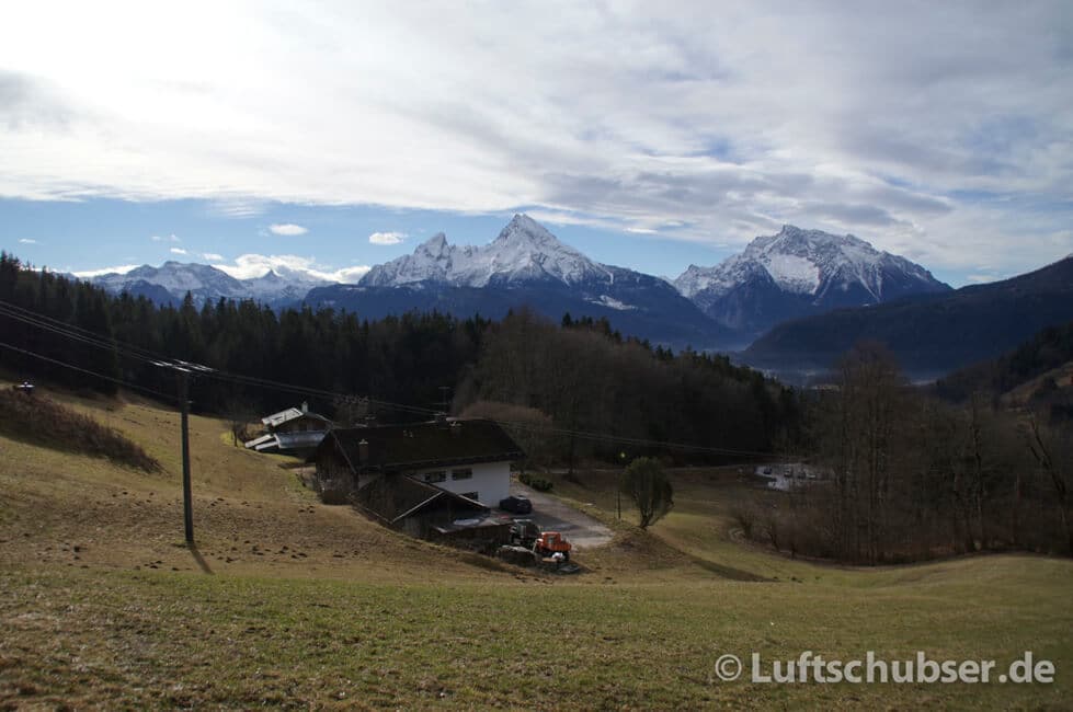 Kneifelspitze Wanderung: Watzmann und Hochkalter