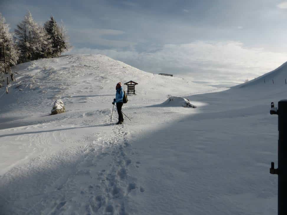 Kranzhorn Wanderung: Am Sattel zur Kranzhornalm