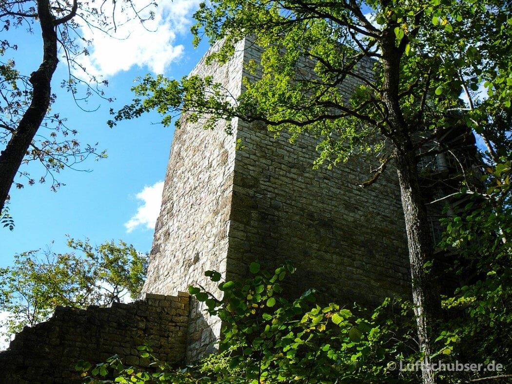 Großes Lautertal Wanderung: Schildmauer Burg Wartstein