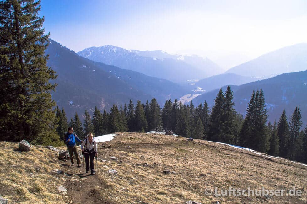 Seebergkopf Wanderung: Aufstieg über Ursprungtal