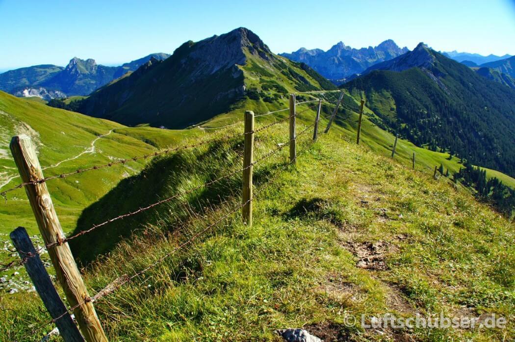 Tannheimer Berge: Ausblick von der Schochenspitze