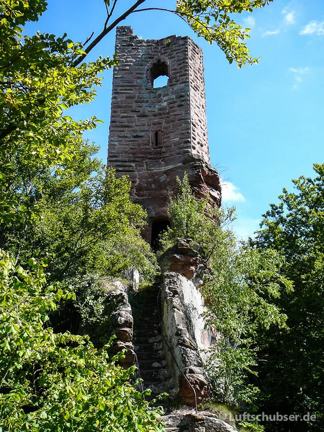 7 Burgen Tour: Turmreste Burg Wasigenstein