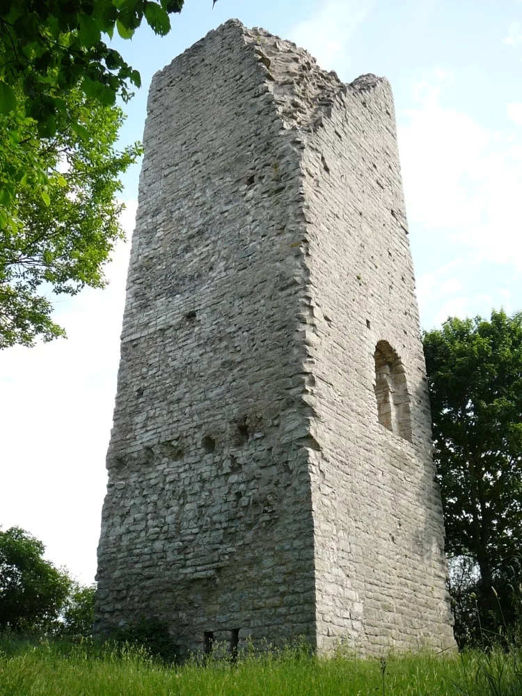 Burg Bechthal: Bergfried Nordseite