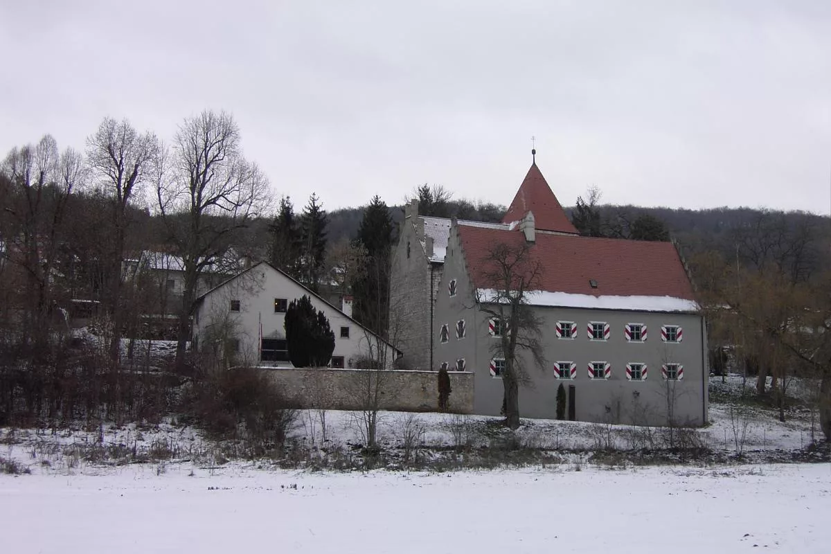 Schloss Aicholding: Westansicht