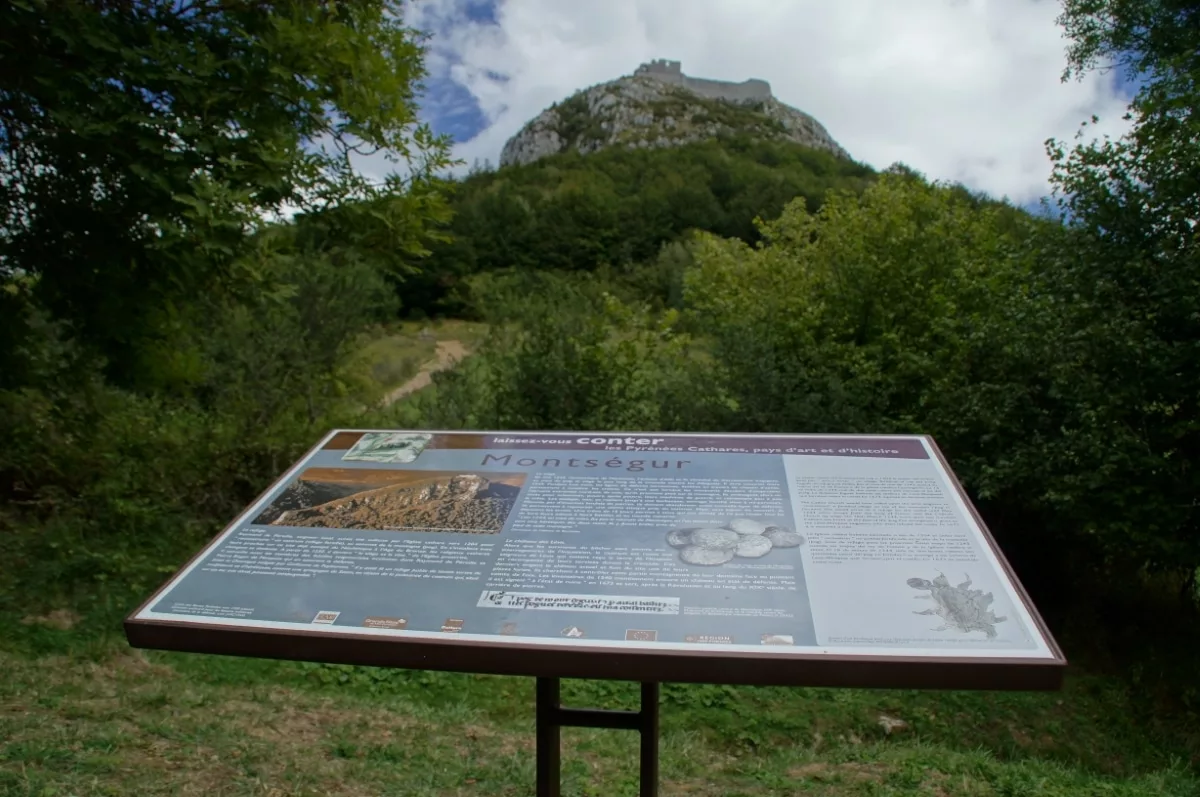 Château de Montségur: Infotafel
