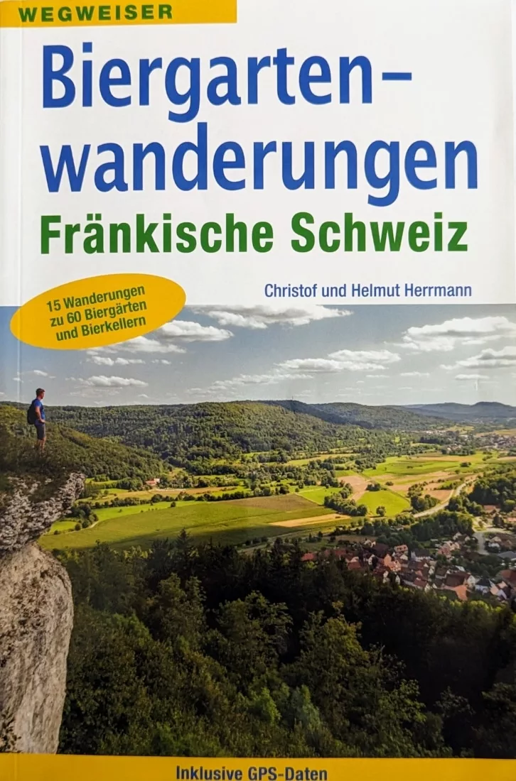 Biergartenwanderungen Fränkische Schweiz: Titelseite Wanderführer