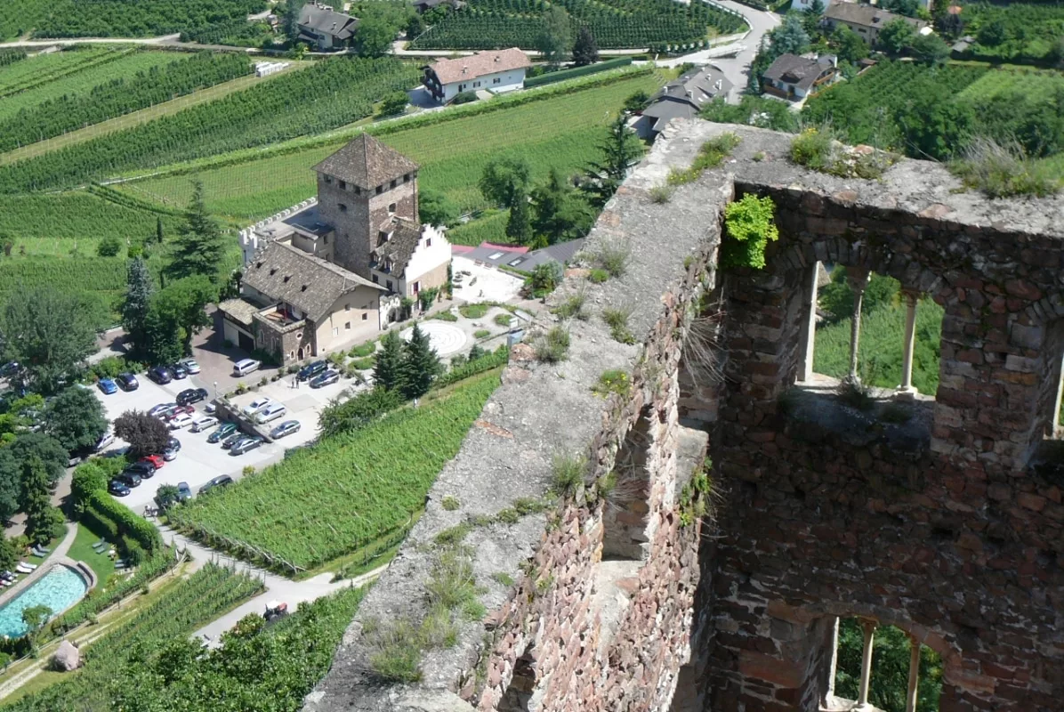 Burg Boymont: Blick auf Schloss Korb