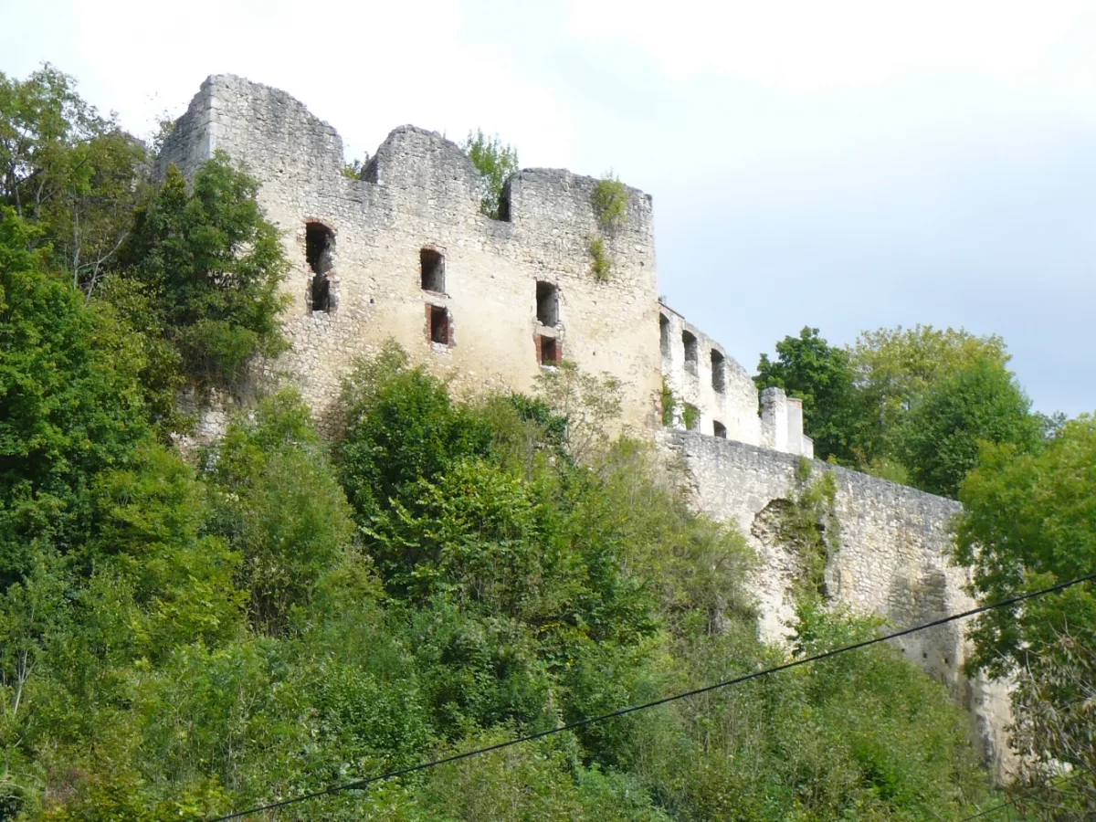 Burg Schülzburg: Palas der alten Burg - Südseite