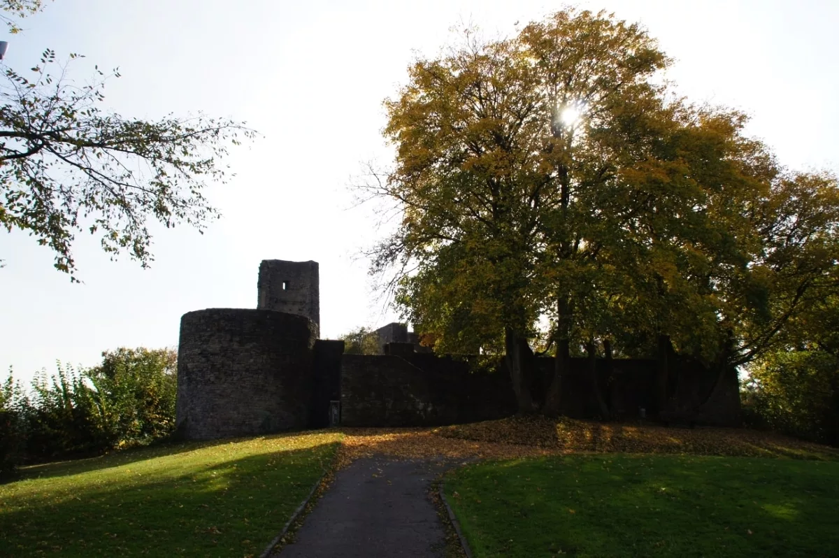 Burg Volmarstein: Blick auf die Kernburg von Nordwesten