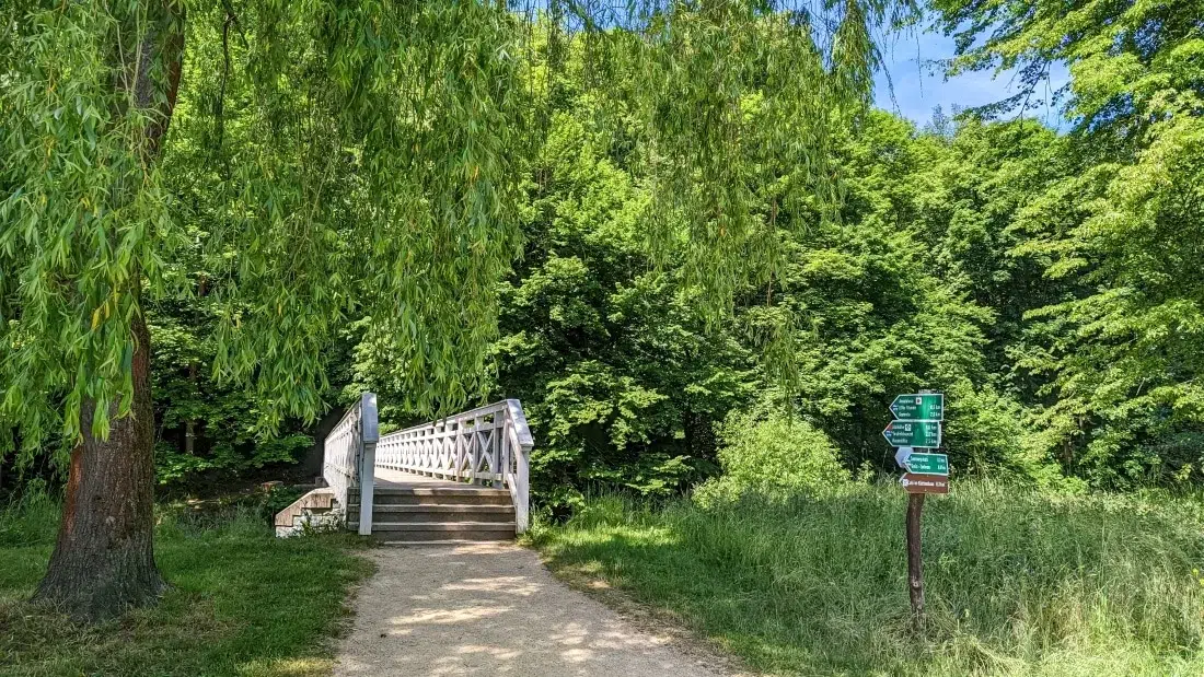 Greiz Sehenswürdigkeiten: Luftbrücke im Landschaftspark