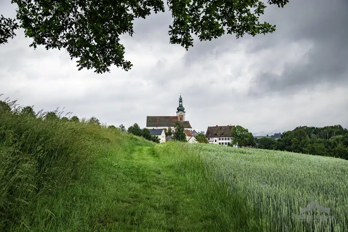 Neualbenreuth Sehenswürdigkeiten: Blick auf die Pfarrkirche St. Laurentius